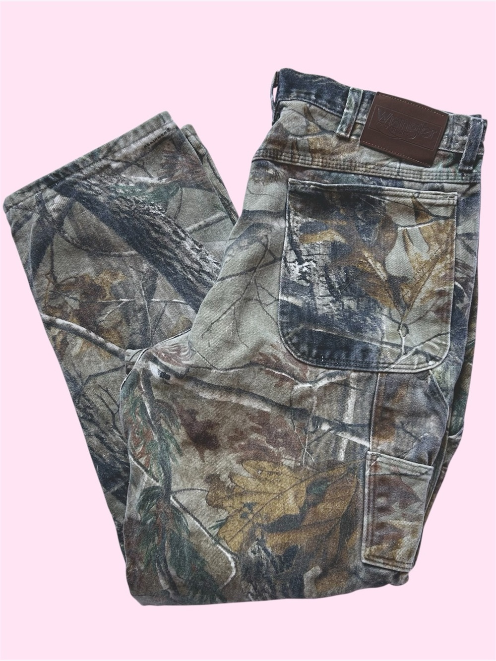 Y2K Wrangler Pro Gear 34x28 (actual) Realtree Camo Pants Workwear